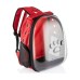 Markapet Pati Desenli Astronot Şeffaf Taşıma Sırt Çantası Kırmızı 45 x 22 x 33 cm Markapet Pati Desenli Astronot Şeffaf Taşıma Sırt Çantası Kırmızı 45 x 22 x 33 cm