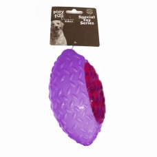 Playfull Rugby Topu Şeklinde Işıklı Plastik Köpek Oyuncağı 6x14 Cm Mor Playfull Rugby Topu Şeklinde Işıklı Plastik Köpek Oyuncağı 6x14 Cm Mor