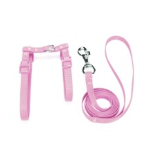 Kedi Göğüs Bel Tasması Dokuma 22/36 cm Pembe Kedi Göğüs Bel Tasması Dokuma 22/36 cm Pembe