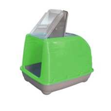 Lüks Üstü Açılabilir Kedi Tuvaleti 38-50 cm Yeşil Lüks Üstü Açılabilir Kedi Tuvaleti 38-50 cm Yeşil