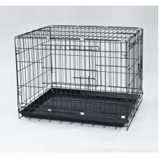 Dayang Kedi Köpek Kafesi Metal 78x48x55 cm Siyah Dayang Kedi Köpek Kafesi Metal 78x48x55 cm Siyah