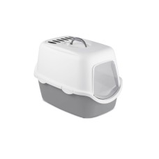 Stefanplast Cathy Fılter Beyaz/gri Kedi Tuvaleti 56x40x40cm Stefanplast Cathy Fılter Beyaz/gri Kedi Tuvaleti 56x40x40cm