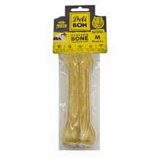 Delibon Deri Köpek Çiğneti Pres Kemik 1x15cm Natural Delibon Deri Köpek Çiğneti Pres Kemik 1x15cm Natural