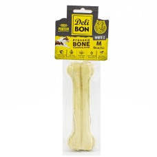 Delibon Deri Köpek Çiğneti Pres Kemik 1x15cm Beyaz Delibon Deri Köpek Çiğneti Pres Kemik 1x15cm Beyaz
