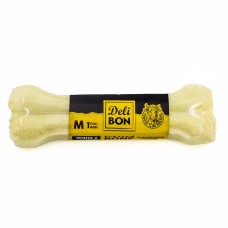 Delibon 15cm Deri Köpek Çiğneti Pres Kemik 1x15cm Beyaz Delibon 15cm Deri Köpek Çiğneti Pres Kemik 1x15cm Beyaz