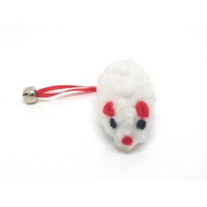 Eastland Kedi Oyuncak Fare Beyaz 6 cm Zilli