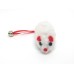 Eastland Kedi Oyuncak Fare Beyaz 6 cm Zilli