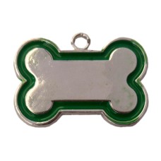 Kemik Şekilli Kedi Köpek İsimlik Aksesuar 2*3 cm Yeşil Kemik Şekilli Kedi Köpek İsimlik Aksesuar 2*3 cm Yeşil