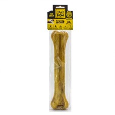Delibon Deri Köpek Çiğneti Pres Kemik 1x27cm Natural Delibon Deri Köpek Çiğneti Pres Kemik 1x27cm Natural