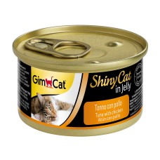 Gimcat Shinycat Tuna Balıklı Tavuklu Konserve Kedi Maması 70 gr Gimcat Shinycat Tuna Balıklı Tavuklu Konserve Kedi Maması 70 gr