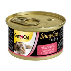 Gimcat Shinycat Tavuklu Yengeçli Konserve Kedi Maması 70 gr Gimcat Shinycat Tavuklu Yengeçli Konserve Kedi Maması 70 gr