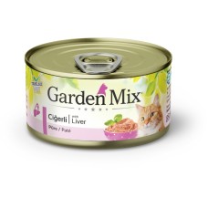 Gardenmix Kıyılmış Ciğerli Tahılsız Konserve Kedi Maması 85g Gardenmix Kıyılmış Ciğerli Tahılsız Konserve Kedi Maması 85g