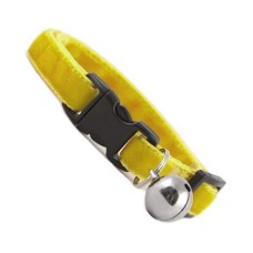Kedi Boyun Tasması Kadife Dokulu Çanlı 1*30 cm Sarı Kedi Boyun Tasması Kadife Dokulu Çanlı 1*30 cm Sarı
