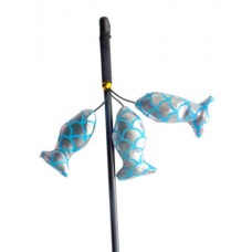 Eastland 3 Balıklı Kedi Oltası 50 cm Metalik