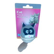 Catia İpli Rakun Kedi Peluş Oyuncağı 6x5 cm