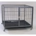 Dayang Izgaralı Tekerlekli Köpek Kafesi L 95x57x87 cm