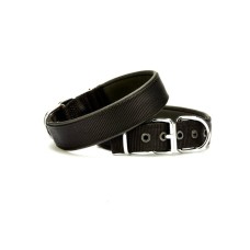 Doggie Softlu Köpek Boyun Tasması 2 cm x 40 cm Siyah