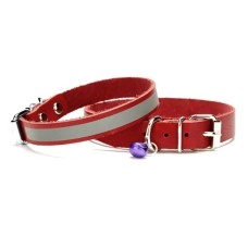 Doggie Reflektörlü Kedi ve Yavru Köpek Tasması 1,0x19 cm Kırmızı Small Doggie Reflektörlü Kedi ve Yavru Köpek Tasması 1,0x19 cm Kırmızı Small