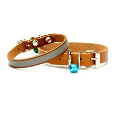 Doggie Reflektörlü Kedi ve Yavru Köpek Tasması 1,0x19 cm Kamel Small Doggie Reflektörlü Kedi ve Yavru Köpek Tasması 1,0x19 cm Kamel Small