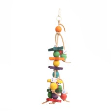 Loofah Ahşap Kuş Oyuncağı 30 cm