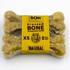 Delibon Deri Köpek Çiğneti Pres Kemik 7cm Natural Delibon Deri Köpek Çiğneti Pres Kemik 7cm Natural