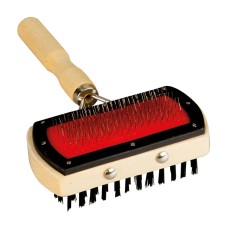 Polo Ahşap Saplı Çift Taraflı İnce Telli Kedi Köpek Tarağı 10*17 cm Polo Ahşap Saplı Çift Taraflı İnce Telli Kedi Köpek Tarağı 10*17 cm