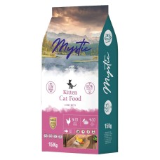 Mystic Tavuklu Düşük Tahıllı Yavru Kedi Maması 15kg Mystic Tavuklu Düşük Tahıllı Yavru Kedi Maması 15kg