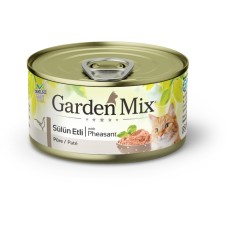 Gardenmix Kıyılmış Sülünetli Tahılsız Konserve Kedi Maması 85g Gardenmix Kıyılmış Sülünetli Tahılsız Konserve Kedi Maması 85g