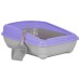 Kedi Tuvalet Kum Kabı 50/37/13.5 cm Açık Mor + Kürek Hediye Kedi Tuvalet Kum Kabı 50/37/13.5 cm Açık Mor + Kürek Hediye