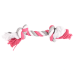 Flamingo 2 Düğümlü Diş İpi Köpek Oyuncağı S 22 cm Flamingo 2 Düğümlü Diş İpi Köpek Oyuncağı S 22 cm