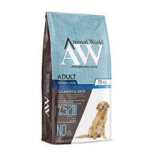 Animal World Derma Care Somonlu ve Pirinçli Yetişkin Köpek Maması 15kg Animal World Derma Care Somonlu ve Pirinçli Yetişkin Köpek Maması 15kg