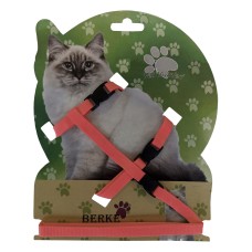 Gezdirme Kayışlı Dokuma Kedi Göğüs Tasma Seti 20*32-120 cm Kiremit Gezdirme Kayışlı Dokuma Kedi Göğüs Tasma Seti 20*32-120 cm Kiremit