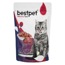 BestPet Adult Jelly Pouch Biftekli Kedi Maması 85 Gr BestPet Adult Jelly Pouch Biftekli Kedi Maması 85 Gr