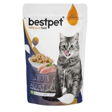 BestPet Adult Jelly Pouch Tavuklu Kedi Maması 85 Gr BestPet Adult Jelly Pouch Tavuklu Kedi Maması 85 Gr
