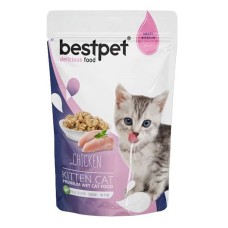 Bestpet Kitten Jelly Pouch Yavru Kedi Maması 85 Gr Bestpet Kitten Jelly Pouch Yavru Kedi Maması 85 Gr
