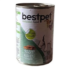 Bestpet Kuzu Etli Yetişkin Köpek Konservesi 415 gr