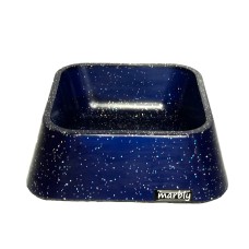 Marbly Mavi Galaxy Mermerit Köpek Mama Su Kabı 500 ml Marbly Mavi Galaxy Mermerit Köpek Mama Su Kabı 500 ml