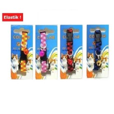 Markapet Elastik Örme Kedi Tasması Karışık renk 10 mm A=23/32 cm