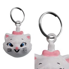 Doggie Büyük Kedi Kafası Şekilli Kedi Çanı 1 Adet 2-3,5 cm Beyaz Doggie Büyük Kedi Kafası Şekilli Kedi Çanı 1 Adet 2-3,5 cm Beyaz