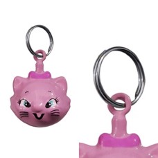 Doggie Büyük Kedi Kafası Şekilli Kedi Çanı 1 Adet 2-3,5 cm Pembe Doggie Büyük Kedi Kafası Şekilli Kedi Çanı 1 Adet 2-3,5 cm Pembe