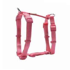 Doggie Ayarlanabilir Özellikli El Yapımı Köpek Göğüs Tasması 1,5 x 35-50 cm Pembe