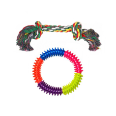 Ans Dental Köpek Oyuncak Diş ipi + Çemberi 10 x 18 cm Ans Dental Köpek Oyuncak Diş ipi + Çemberi 10 x 18 cm