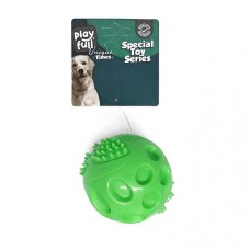 Playfull Plastik Renkli Sesli Top Köpek Oyuncağı 6 Cm Yeşil Playfull Plastik Renkli Sesli Top Köpek Oyuncağı 6 Cm Yeşil