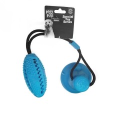 Playfull Yapışkanlı Ödül Hazneli Köpek Oyuncağı 5x12x56 Cm Mavi Playfull Yapışkanlı Ödül Hazneli Köpek Oyuncağı 5x12x56 Cm Mavi