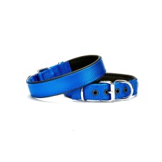 Doggie Softlu Dokuma Köpek Tasması 2,5 cm x 50 cm Mavi