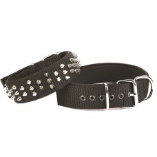 Doggie Konfor El Yapımı Çivili Köpek Boyun Tasması 5x55-65cm Siyah Doggie Konfor El Yapımı Çivili Köpek Boyun Tasması 5x55-65cm Siyah