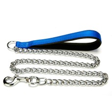 Doggie Comfort Dokuma Saplı Zincirli Gezdirme Kayışı Mavi 3,5x110 cm Doggie Comfort Dokuma Saplı Zincirli Gezdirme Kayışı Mavi 3,5x110 cm