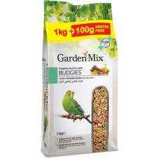 Gardenmix Platin Seri Vitaminli Meyveli Muhabbet Kuşu Yemi 1 Kg + 100 gr hediyeli
