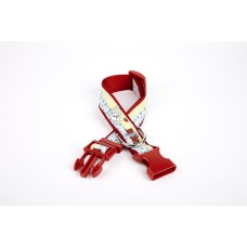 Doggie Pati Desenli Dokuma Köpek Boyun Tasması 3 cm x 36-60 cm Kırmızı Doggie Pati Desenli Dokuma Köpek Boyun Tasması 3 cm x 36-60 cm Kırmızı