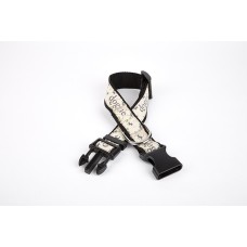 Doggie Köpek ve Pati Desenli Dokuma Köpek Boyun Tasması 3 cm x 36-60 cm Siyah Doggie Köpek ve Pati Desenli Dokuma Köpek Boyun Tasması 3 cm x 36-60 cm Siyah